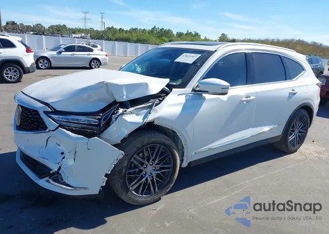 2023 Acura Mdx Advance Package z USA, uszkodzony, nr VIN 5J8YE1H86PL013530